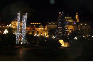 Casino Square, Monte Carlo on New Year's Eve. 
