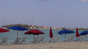The beach in Philipsburg, St. Martin
