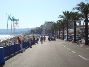 Promenade des Anglais in Nice, France