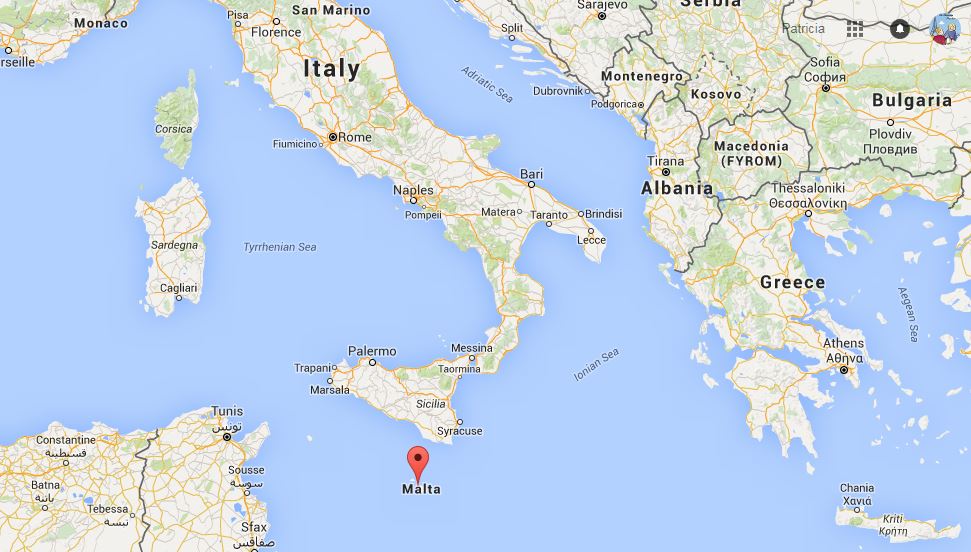 malta - map